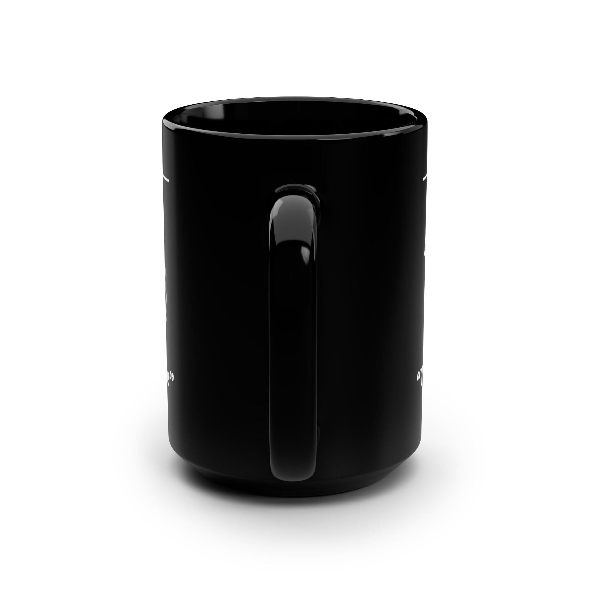 Kinnaman Designs Names of God Collection #1 "Elohim" Christian Graphics 15oz Black Coffee Mug -- Great Gift for All Occasions -- Testimony